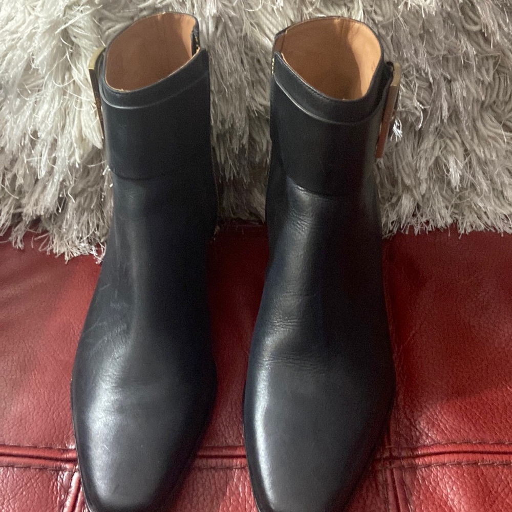 Pre own Genuine leather Calvin Klein boots